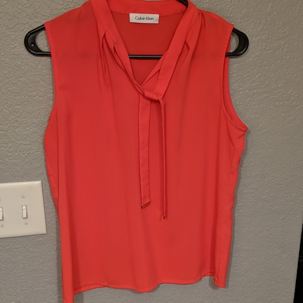 Pretty pink work blouse